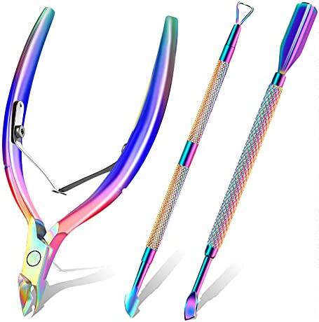 新品Cuticle Trimmer with Cuticle Pusher and ScissoVrs  Cutic