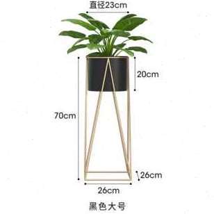 室內 爆品爆品鐵藝金屬花架子植物綠蘿z置物架花盆架客廳2021新款