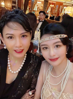 极速欧美复古新娘j饰品大小珍珠毛衣炼项链韩版多层时尚长版项链