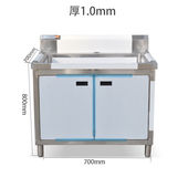 极速链工不锈钢水池m柜水池商用水槽柜洗碗盘柜收纳柜商用水池柜7