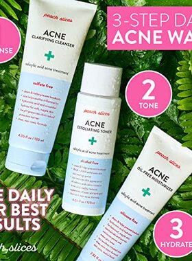 新品Peach Slices  Acne ClarifyingE Cleanser  Deep Cleans &