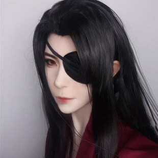 极速古风假发男生款国风少年中分长F直发假发套男士汉服仙侠古装