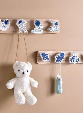 极速Mantel Astronot Kayu Kait DiEnding Lucu Dekorasi Kamar