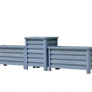 户外铝合金花箱k组合庭院座椅围栏阳台花槽室外市政道路花坛