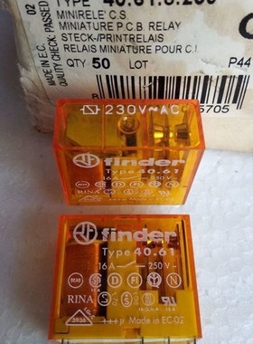 极速Type 40.61 230Vac New Relay 8 foot PAC 230V 16A/25