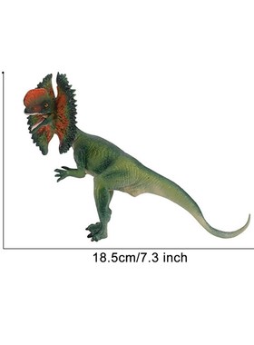 极速Realistic Dinosaur Model Lzifelike Dilophosaurus Dinosau