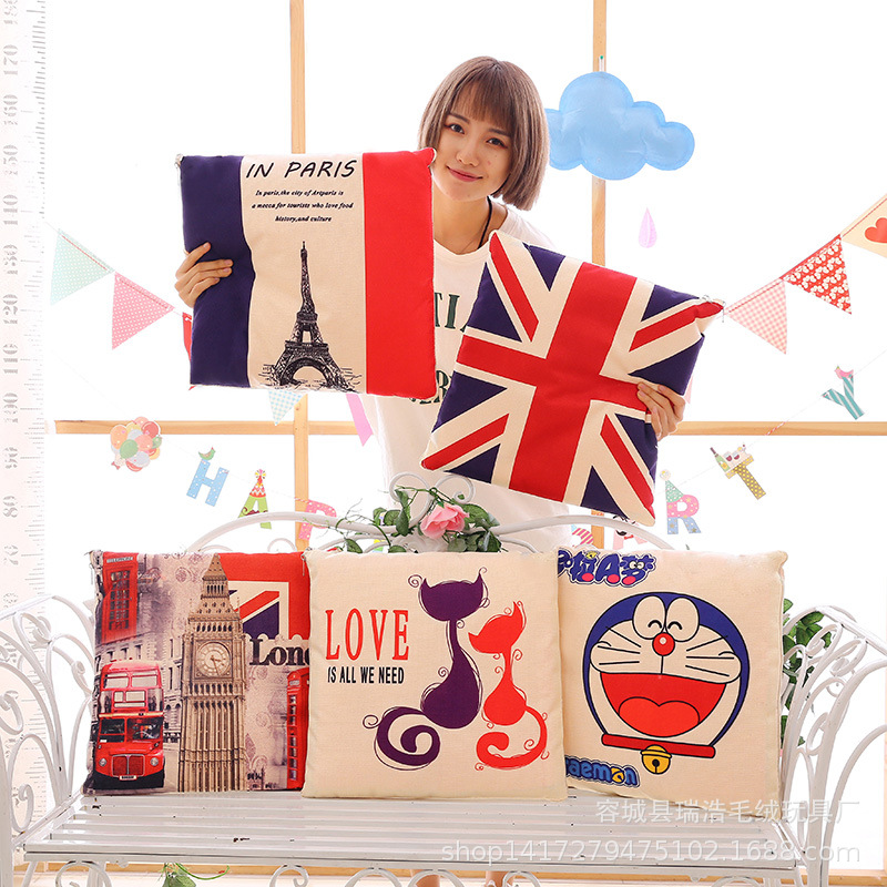 极速抱枕被子两用靠垫被办公室靠枕沙发J靠背午休枕汽车空调被子