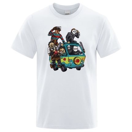 极速Haalloween Men Clothing Maniac Park Horror Movie Theme P