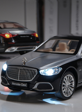极速1:22 Benz Maybach S680 AlloyB Metal Car Model Diecast Me