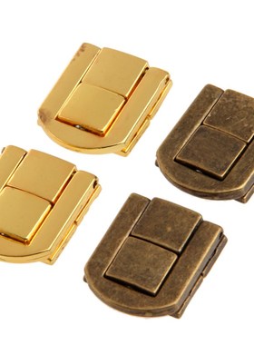 极速5Pcs Wooden Boxo Hasps Metal Lock Catch Latches for Jewe