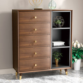 简约现代卧室客厅收纳柜五斗柜 北欧轻奢多功能斗柜储物柜子