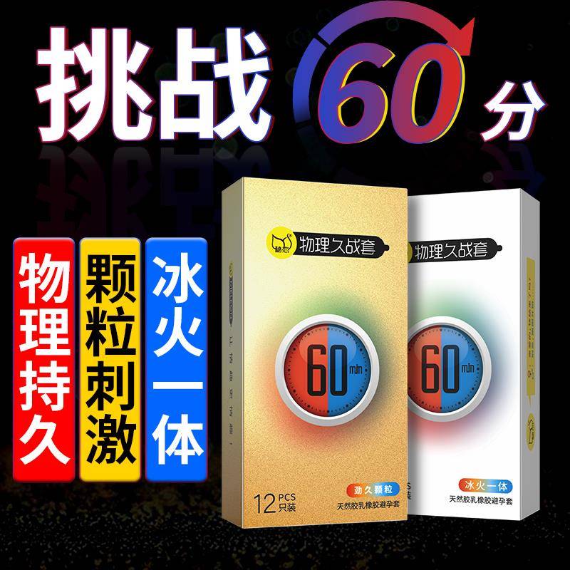 避孕套带刺刺激男用持久情趣狼牙套螺纹大颗粒冰火两重天