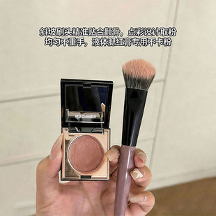 斜坡腮红刷点彩刷子液体腮红膏修容粉底刷软毛沧州化妆师专用新手