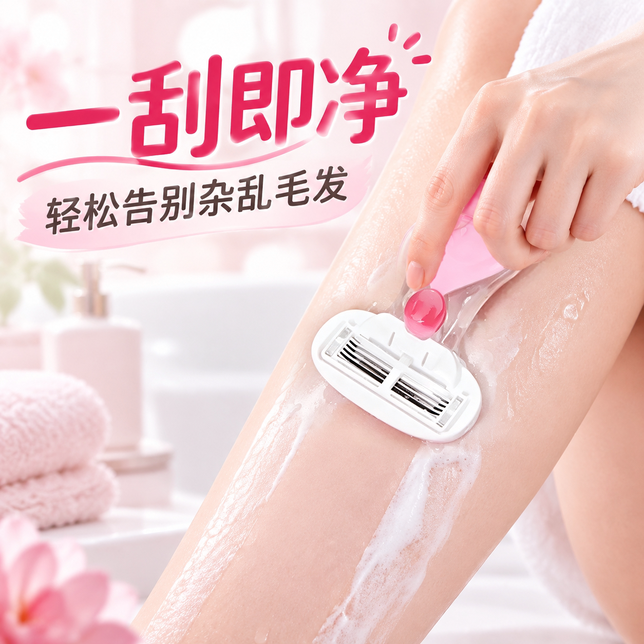 女士专用手动刮毛刀腋下腋毛腿毛私密处脱毛神器温和剃毛修剪工具