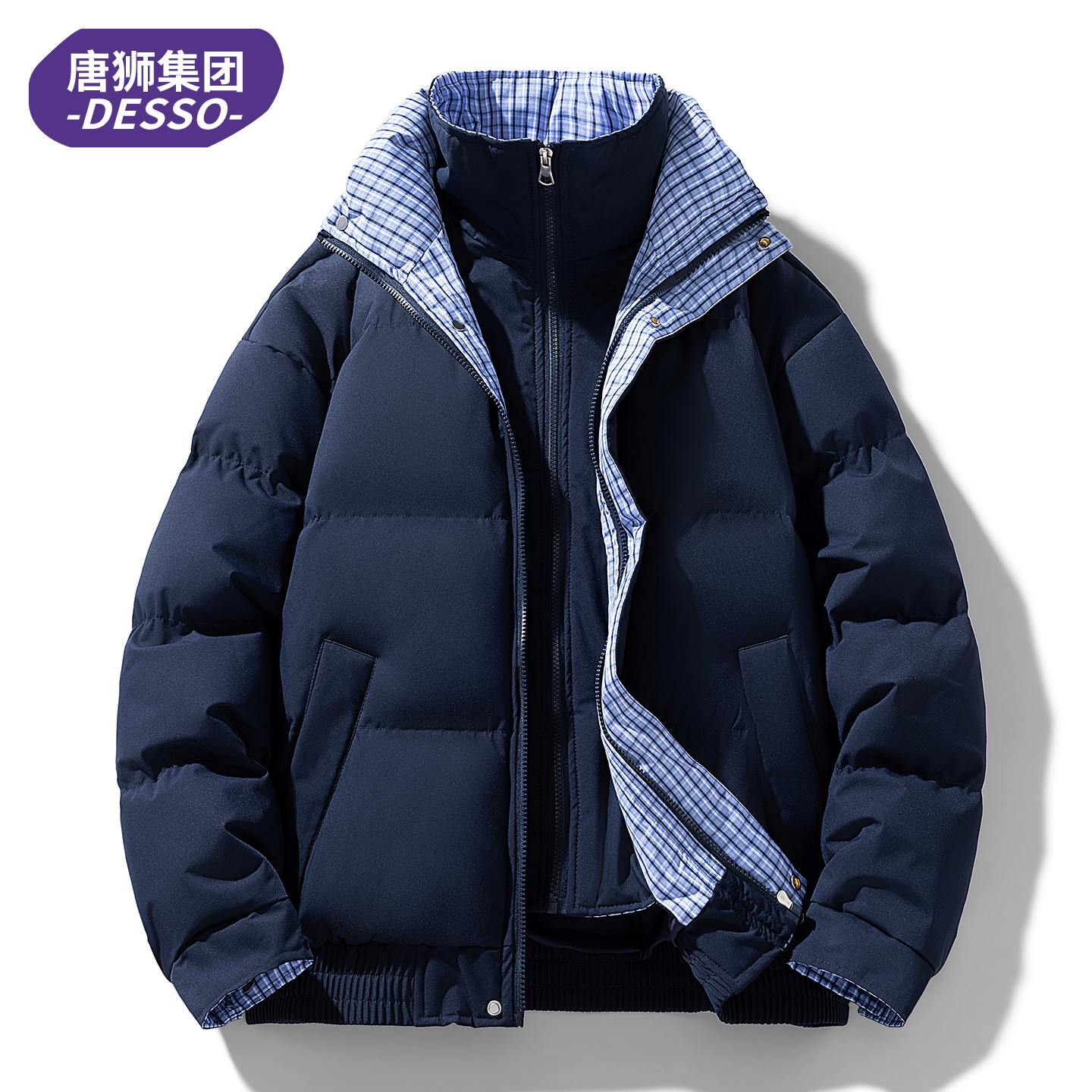 唐狮集团DESSO棉衣女2025新款冬季加厚宽松袄子立领羽绒棉服外套