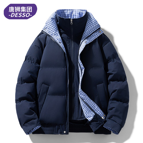 唐狮集团DESSO棉衣女2025新款冬季加厚宽松袄子立领羽绒棉服外套