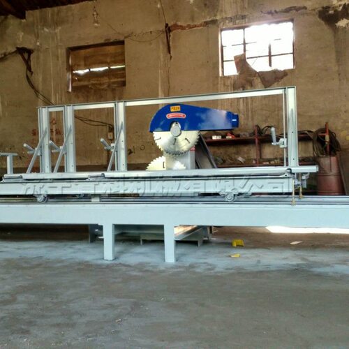 自动圆木推台锯 建筑木材家具木板切割锯木机 数控原木加工开料机