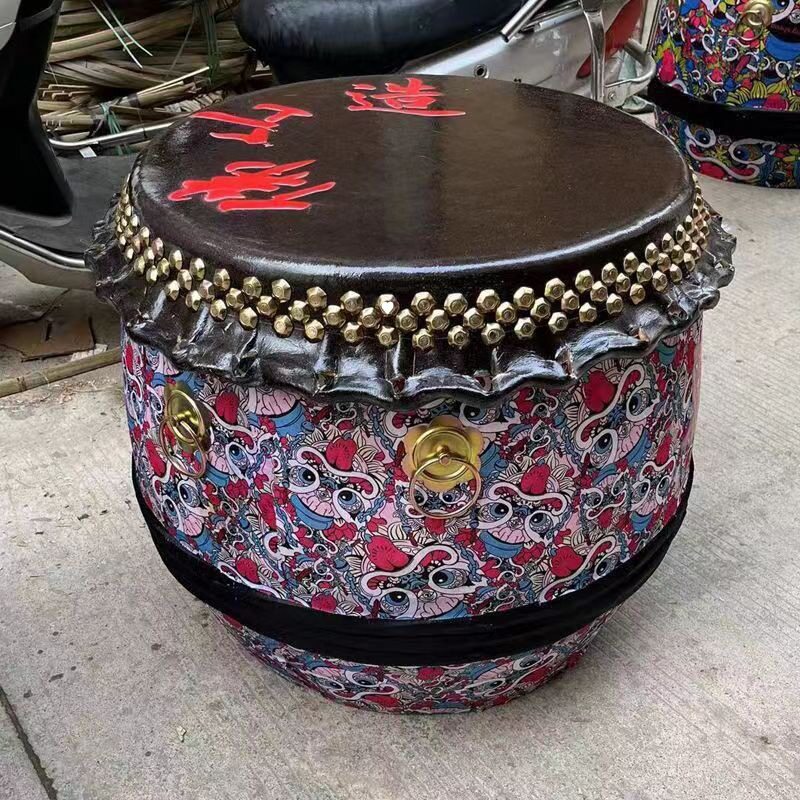 牛皮鼓战鼓14鼓寸24鼓22寸锣鼓醒狮12寸16寸舞狮鼓20龙舟专业18寸