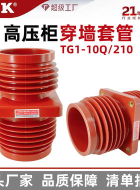 TG4-10Q/210中置柜穿墙套管125*125 环氧树脂成套高压套管 福一开