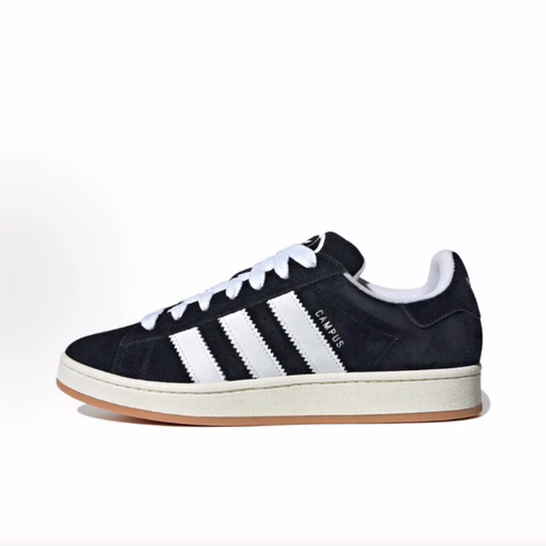 adidas originals  CAMPUS 00s 皮革面包鞋低帮板鞋男女同款黑白