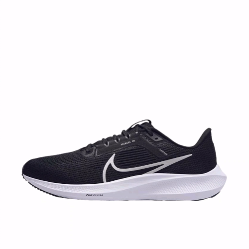 Nike Air Zoom Pegasus 40 舒适贴合低帮休闲训练跑步鞋男款黑色