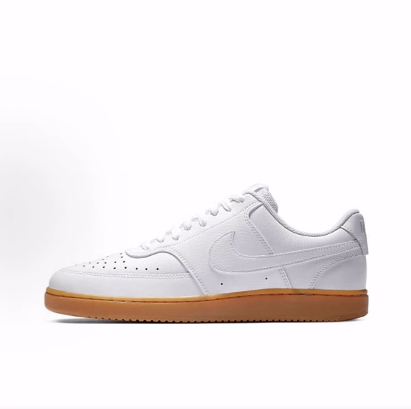 Nike Court Vision 1 PU合成革 包裹性防滑耐磨 低帮 板鞋 男款