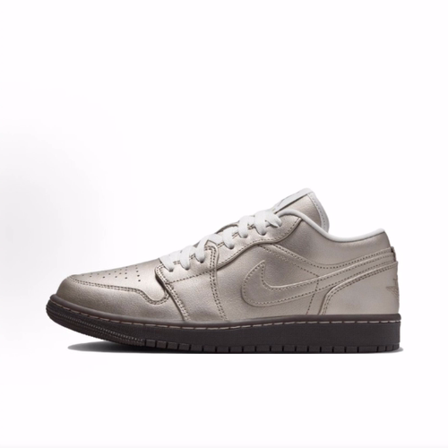 Jordan Air Jordan 1 LOW 舒适耐用低帮复古篮球鞋女款金色