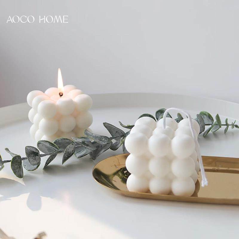 ins圆球魔方香薰蜡烛礼盒小众高级生日礼物家用卧室创意香氛摆件,家居饰品,香薰蜡烛,淘宝优惠券,粉丝福利购,淘宝优惠卷