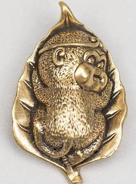 采购产品全铜菩提夜景饰品，纯铜工艺品，猴子饰品，车载孙悟空家