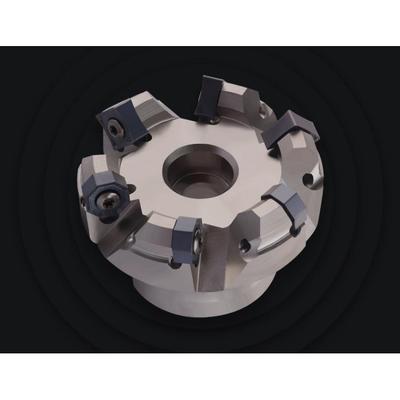 数控45度铣刀盘快进给飞刀盘重切削平面面铣刀16角ONMU050505刀片