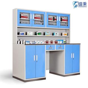 医院西药柜诊所处置台不锈钢无菌药品柜医药柜治疗室工作台诊疗台