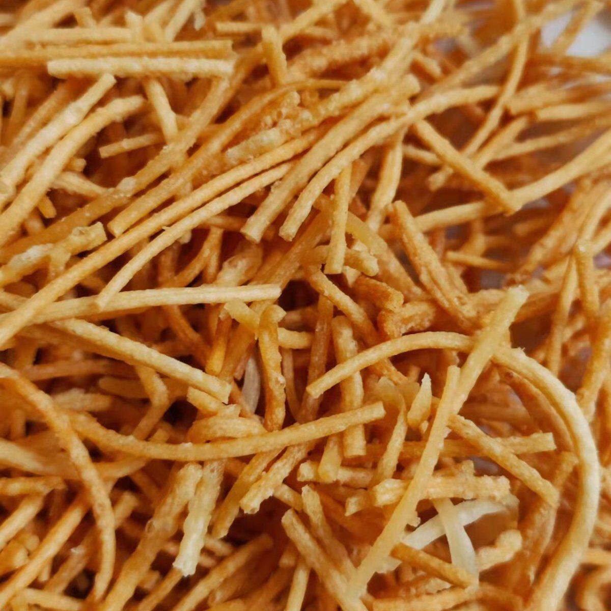 碎馓子油炸金丝馓子散装咸味馓子卷面皮卷凉皮徐州特产商用