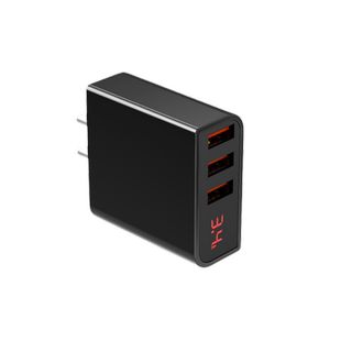 手机充电器快充多口车载usb四口充电三口智能数显插座适用vivo小米oppo华为荣耀苹果安卓数据线充电头