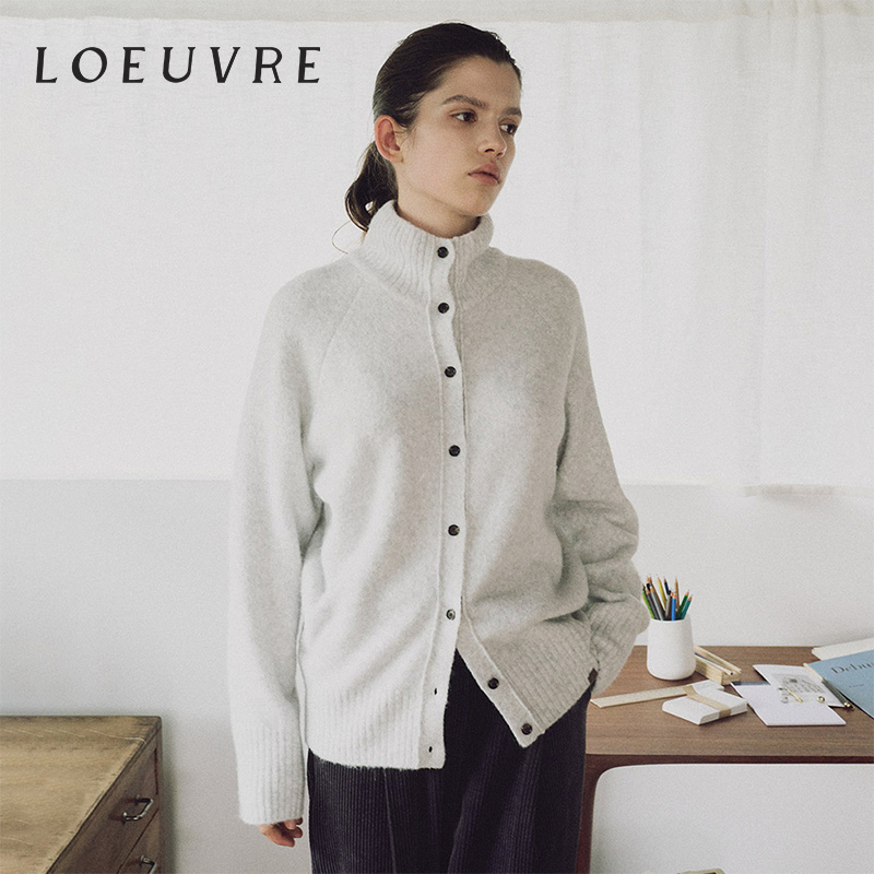 loeuvre郑丽媛同款针织开衫女