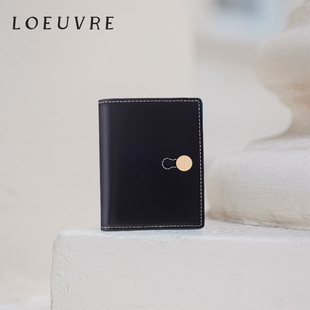 真皮卡包小巧简约手拿包零钱包实用钱夹 loeuvre钱包女短款
