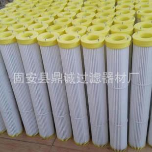 水泥罐搅拌站仓顶除尘滤芯矿山锅炉除尘器粉尘滤筒过滤材料可选