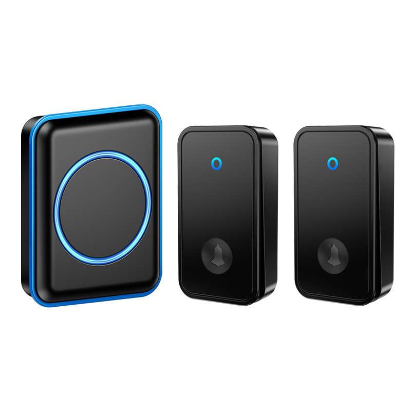 卡佳斯智能自发电门铃无线家用远距离一拖一防水穿墙电子闪光门铃