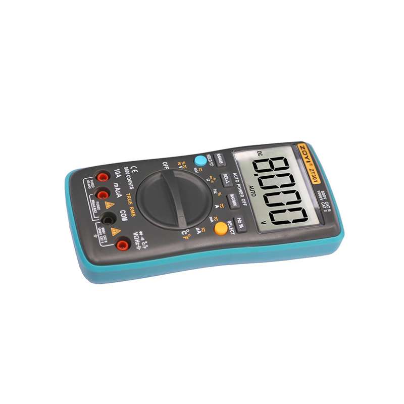 众仪电测万用表8000字ZOYI ZT301自动量程温度测量数字万表电工表