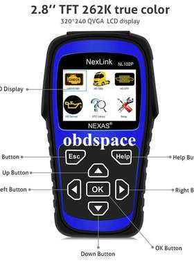 Nexlink NL102P 柴油机械重型卡车汽车2 in1汽车扫描仪 obd2检测