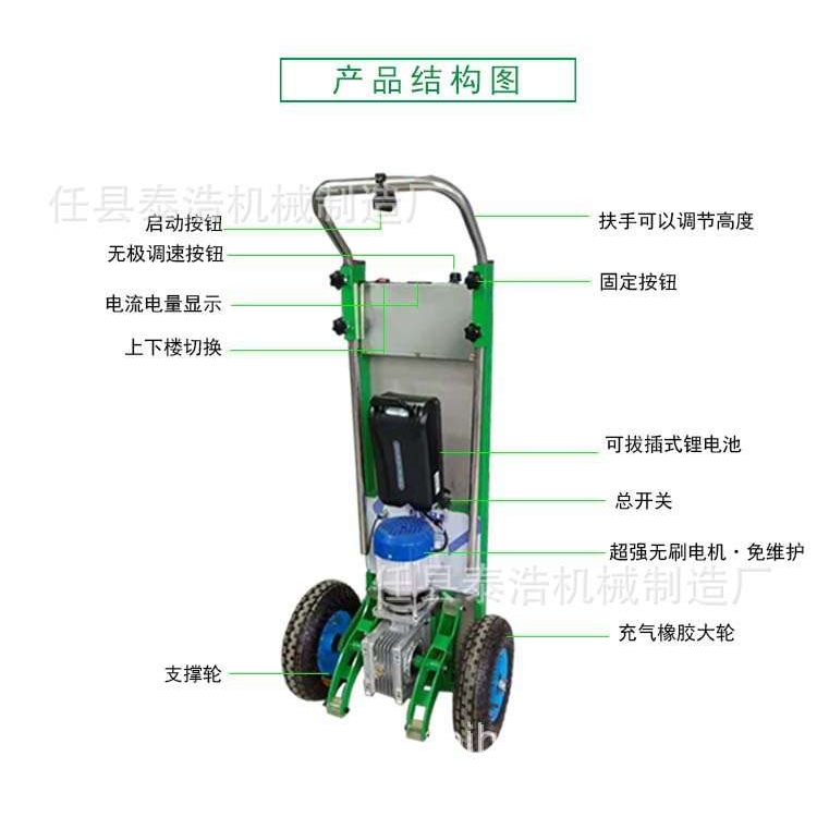 爬楼机 电动爬楼搬运机搬运车载物折叠爬楼力士搬运家电爬楼车