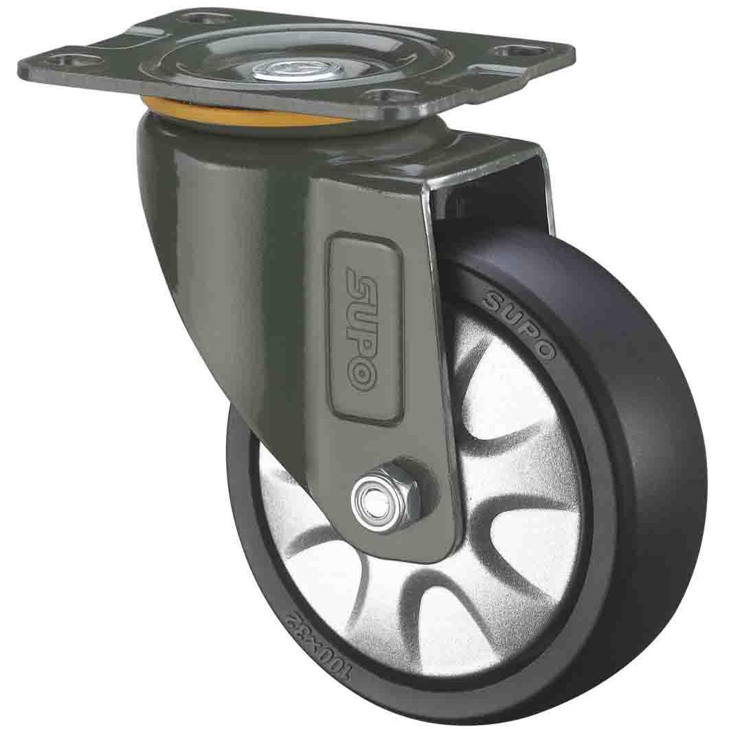 SUPO 向荣动力 5寸 中型工业 PA 尼龙 万向 脚轮J03S-01-125-662