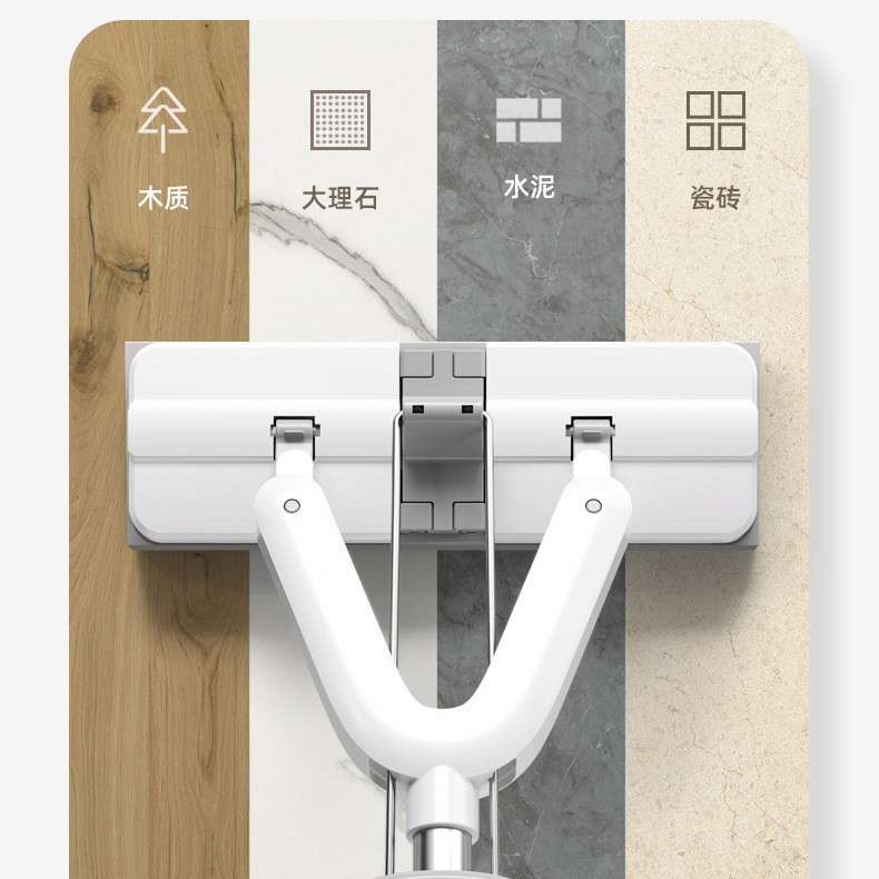 加宽挤水胶棉拖把带桶免手拧自动不锈钢吸水拧干免手洗海绵地拖