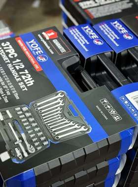 全永鋒32-151PCS汽车维修工具大套筒组套套管扳手棘轮柄快速机修