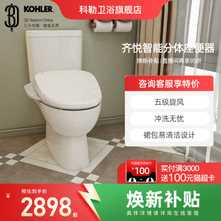 智能坐便器座便器配智能马桶盖套装 科勒丽裙版 智能组合马桶一体式