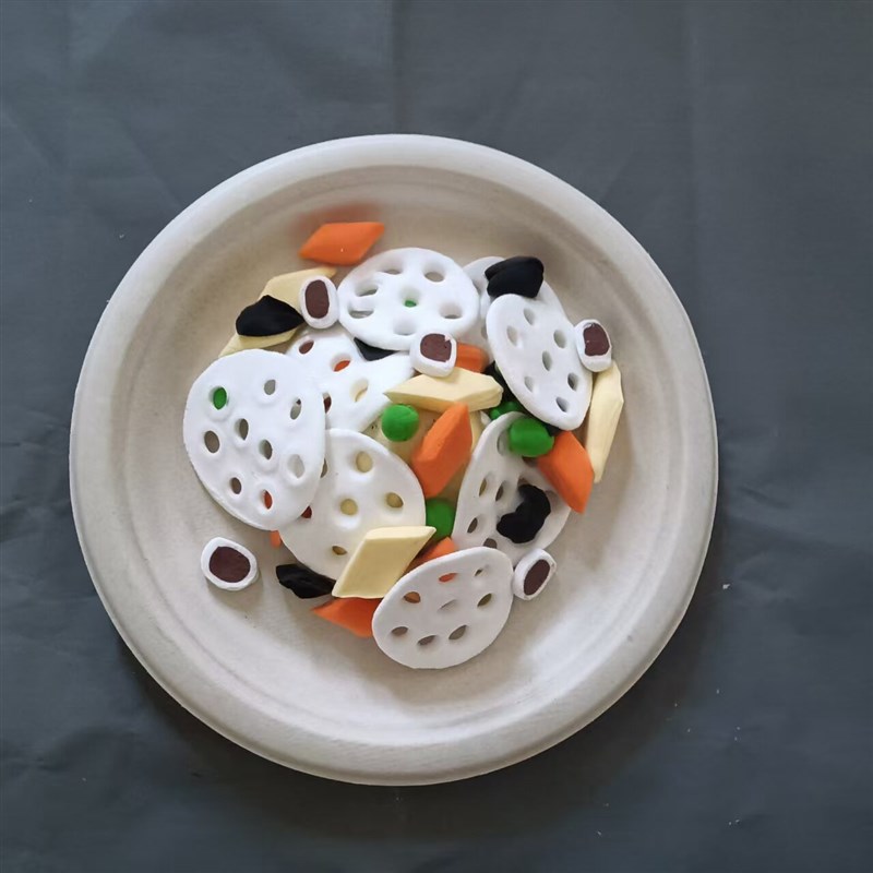 速发超轻粘土成品素什锦食物学校手工粘土作业成品寸