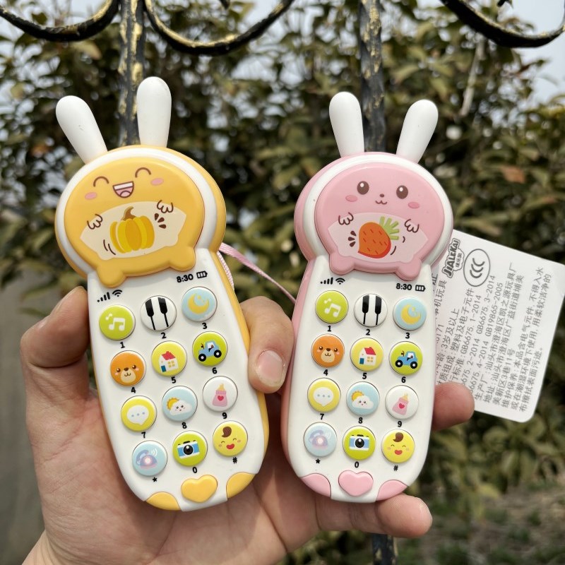 速发乖小兔智能音乐手机益智机婴幼儿儿童玩具11月个2岁8个月