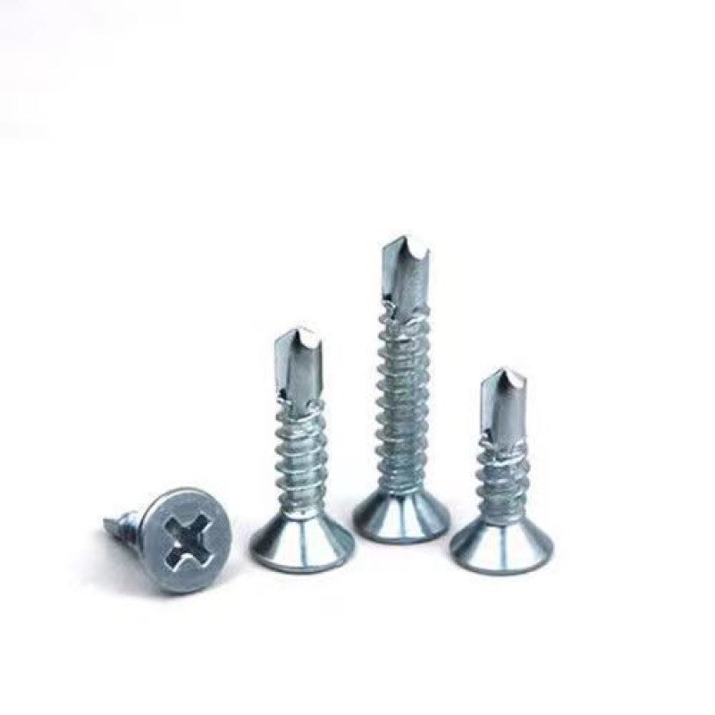 速发平头钻尾丝燕尾丝自钻螺丝十字加长钻尾丝六角用钉自攻螺丝钉