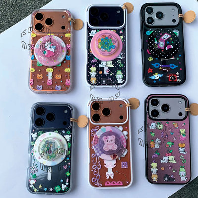 小小篇章可爱灵感家草莓天使猫磁吸气囊星星许愿瓶强磁吸支架便携