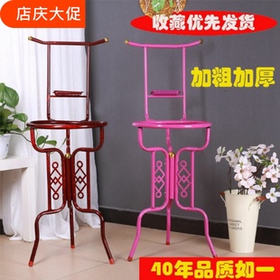 老式 农村盆架落地脸盆架铁管洗手架卫生间盆架仿古龙头高档脸盆架