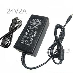 适用得力DL-770D电子面单打印机电源适配器24V2A充电器线